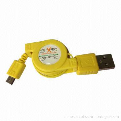 Retractable Color USB Charging Cable